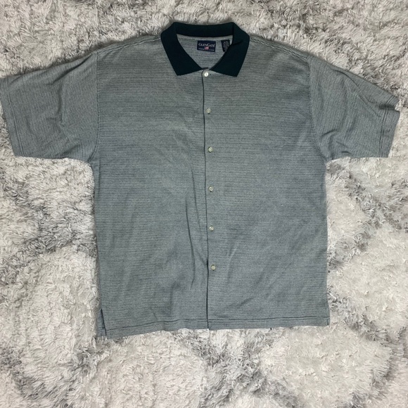 Glen Glate Polo Short Size XL Green and White - Picture 1 of 4